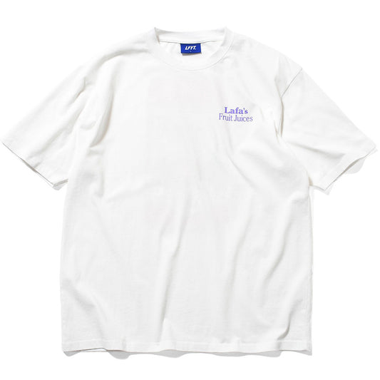 LFYT JUICES TEE ホワイト 正面平置き
