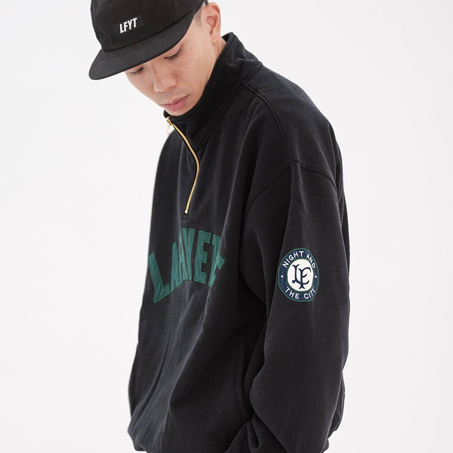 LFYT ( エルエフワイティー ) NIGHT AND THE CITY ハーフジップ スウェット