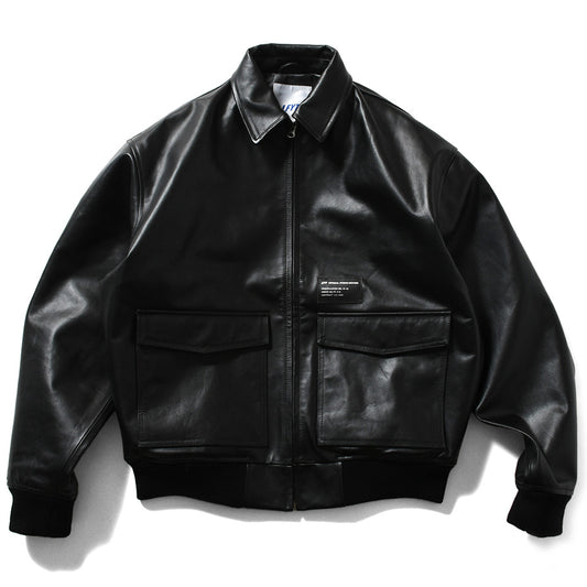 LFYT ( エルエフワイティー ) LEATHER EMBOSS JACKET レザージャケット 革ジャン