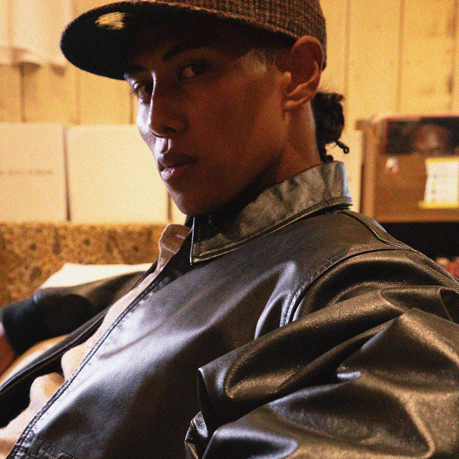 LFYT ( エルエフワイティー ) LEATHER EMBOSS JACKET レザージャケット 革ジャン