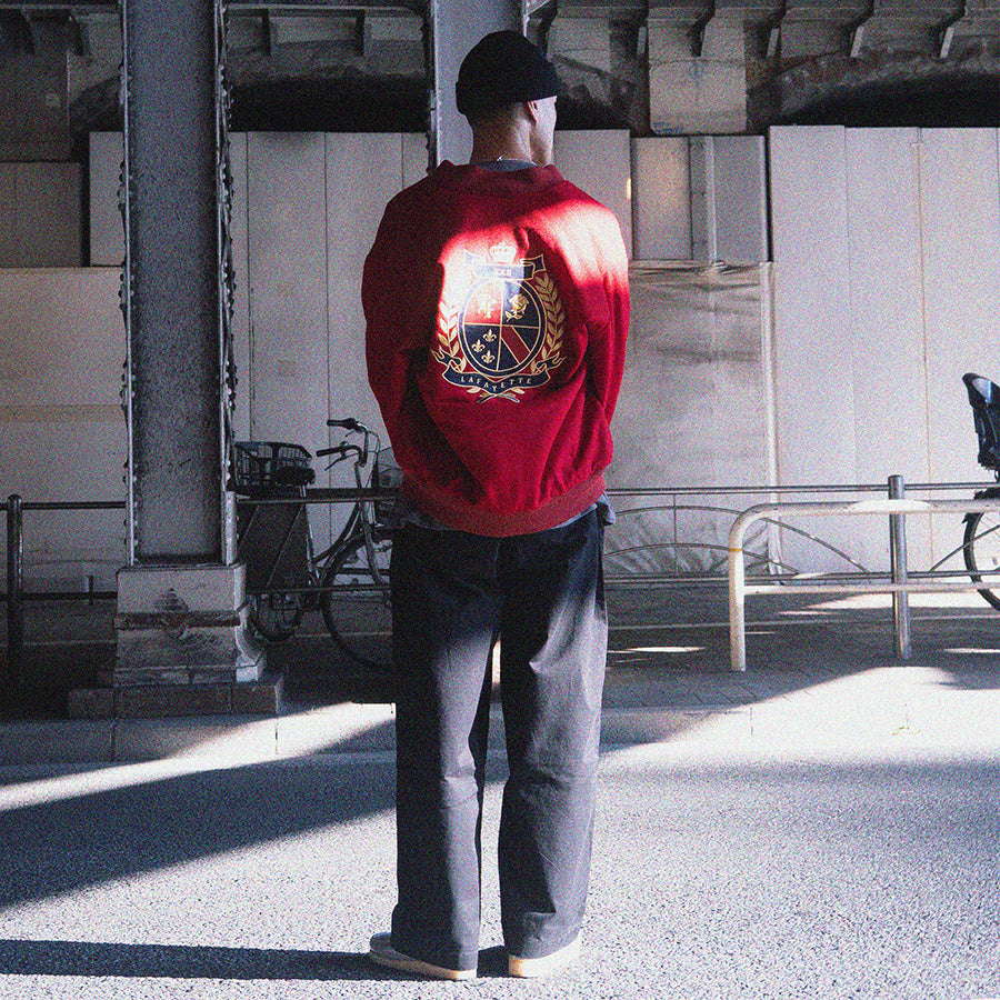 LFYT ( エルエフワイティー ) HERITAGE MELTON EMBLEM JACKET メルトン スタジャン