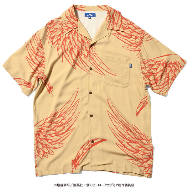 LFYT×僕のヒーローアカデミア ホークス 半袖シャツ LFYT × 僕のヒーローアカデミア S/S Shirt ホークス 半袖 開襟