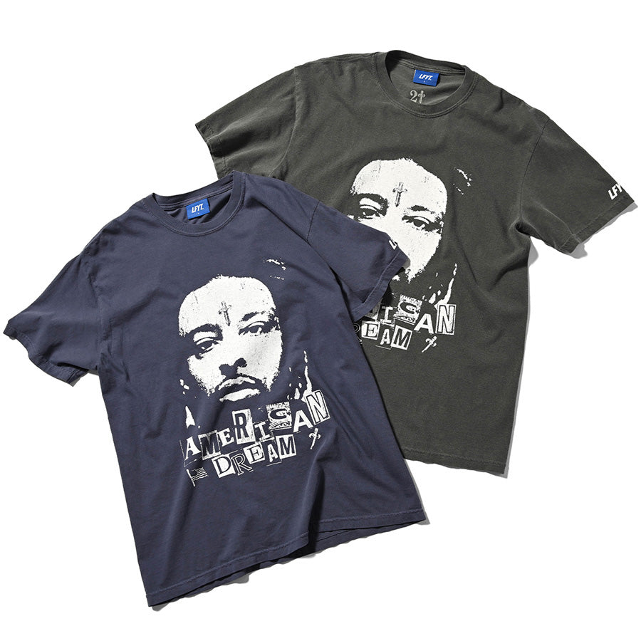 LFYT エルエフワイティー × 21 SAVAGE FACE TEE コラボ Tシャツ