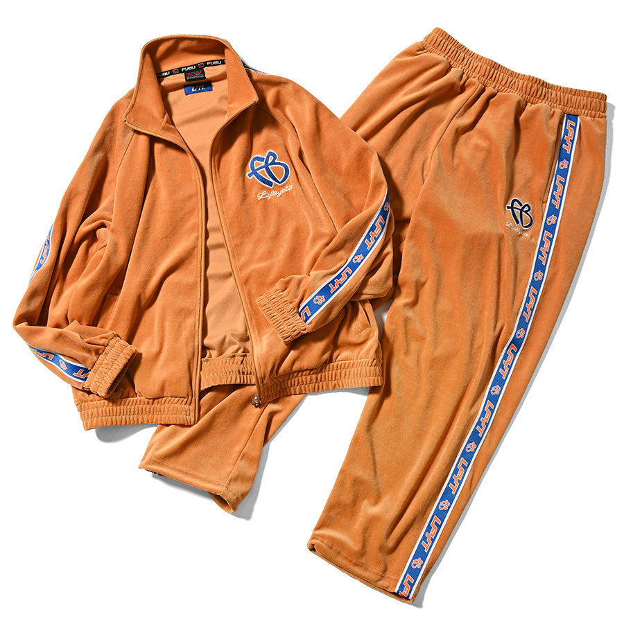 LFYT × FUBU ( エルエフワイティー × フブ ) VELOUR TRACK PANTS ベロア トラックパンツ