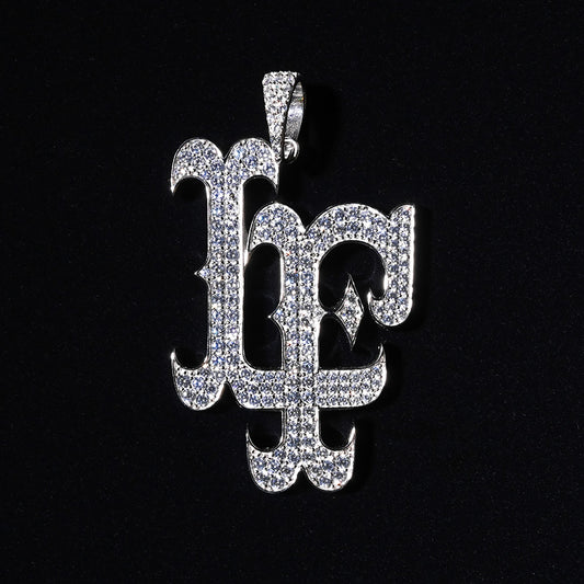 LFYT(エルエフワイティー)LF LOGO PENDANT TOP シルバー 平置き正面 LS262001