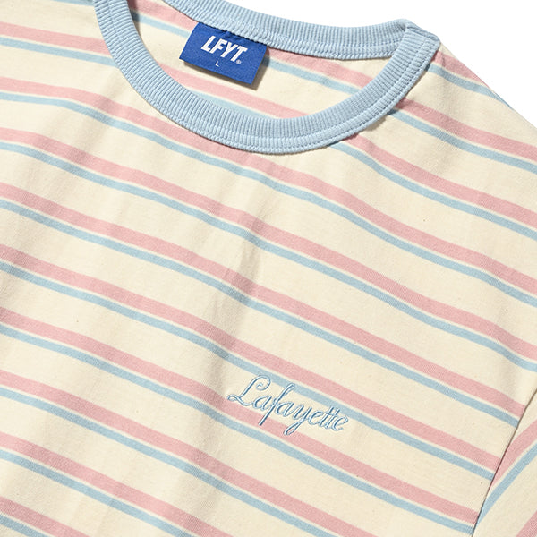 Script Logo Multi Striped Tee