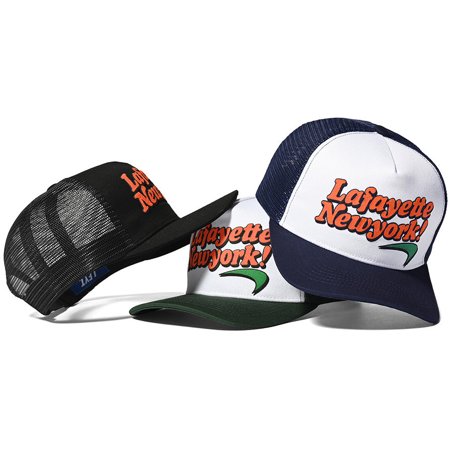 Lafayette ブラック トラッカーキャップ LFYT PLEASURE TRUCKER CAP LS241402 LAFAYETTE ラファイエット