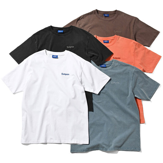 LFYT ( エルエフワイティー ) OLD ENGLISH LOGO PIGMENT DYED TEE Tシャツ