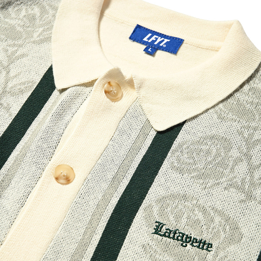 LFYT ( エルエフワイティー ) ROSE SUMMER KNIT SHIRT サマーニットシャツ