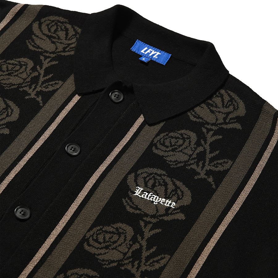 LFYT ( エルエフワイティー ) ROSE SUMMER KNIT SHIRT サマーニットシャツ