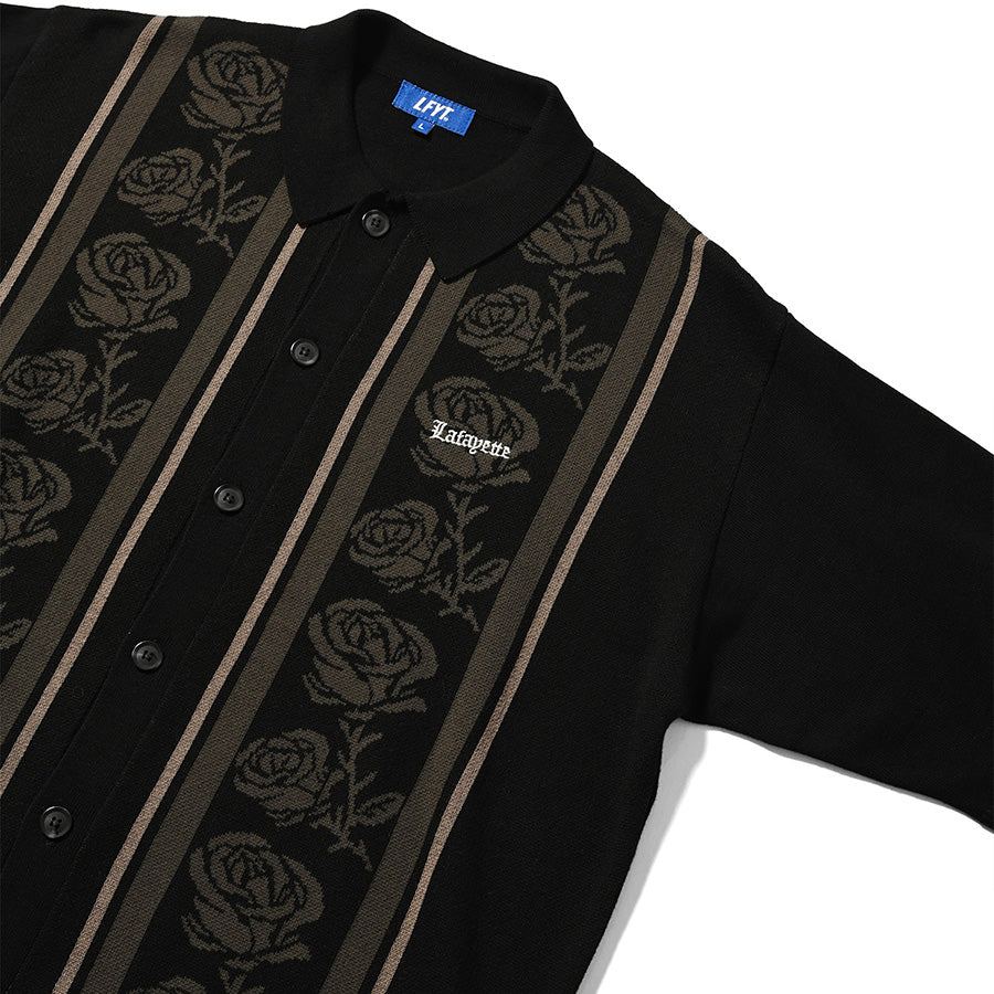 LFYT ( エルエフワイティー ) ROSE SUMMER KNIT SHIRT サマーニットシャツ