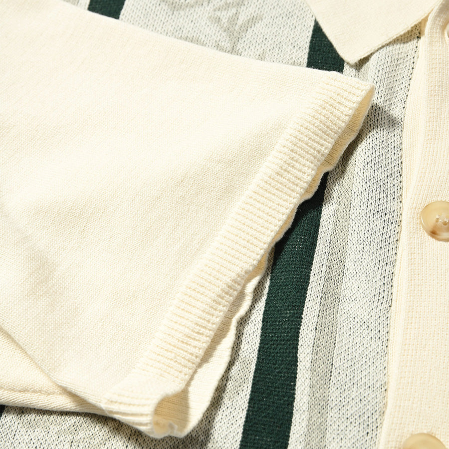 LFYT ( エルエフワイティー ) ROSE SUMMER KNIT SHIRT サマーニットシャツ