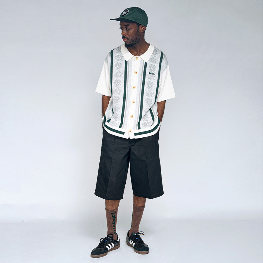 LFYT ( エルエフワイティー ) ROSE SUMMER KNIT SHIRT サマーニットシャツ