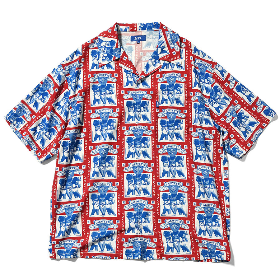LFYT ( エルエフワイティー ) WEISER ALLOVER PATTERN SHIRT 半袖 シャツ