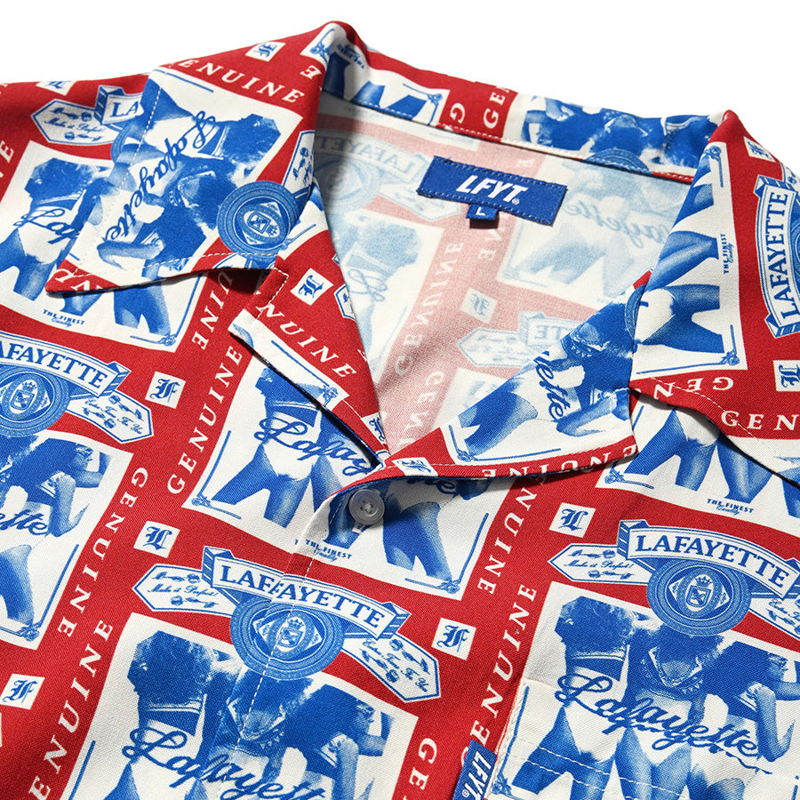 LFYT ( エルエフワイティー ) WEISER ALLOVER PATTERN SHIRT 半袖 シャツ