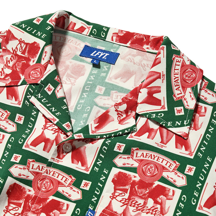 LFYT ( エルエフワイティー ) WEISER ALLOVER PATTERN SHIRT 半袖 シャツ