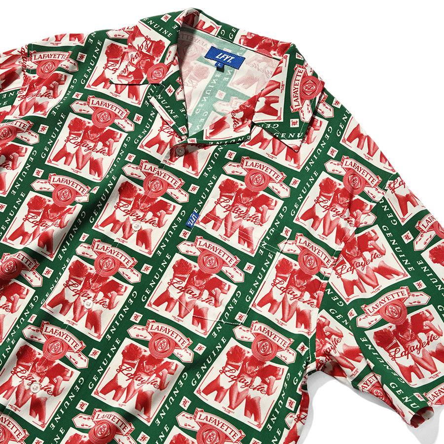 LFYT ( エルエフワイティー ) WEISER ALLOVER PATTERN SHIRT 半袖 シャツ