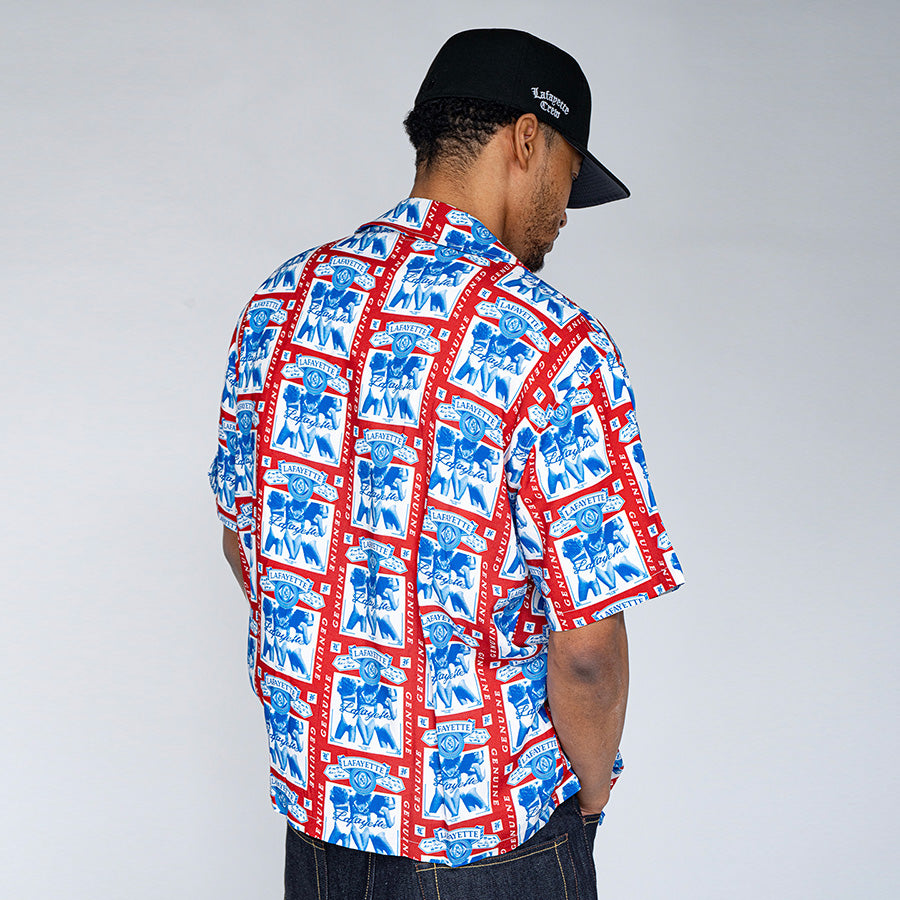 LFYT ( エルエフワイティー ) WEISER ALLOVER PATTERN SHIRT 半袖 シャツ