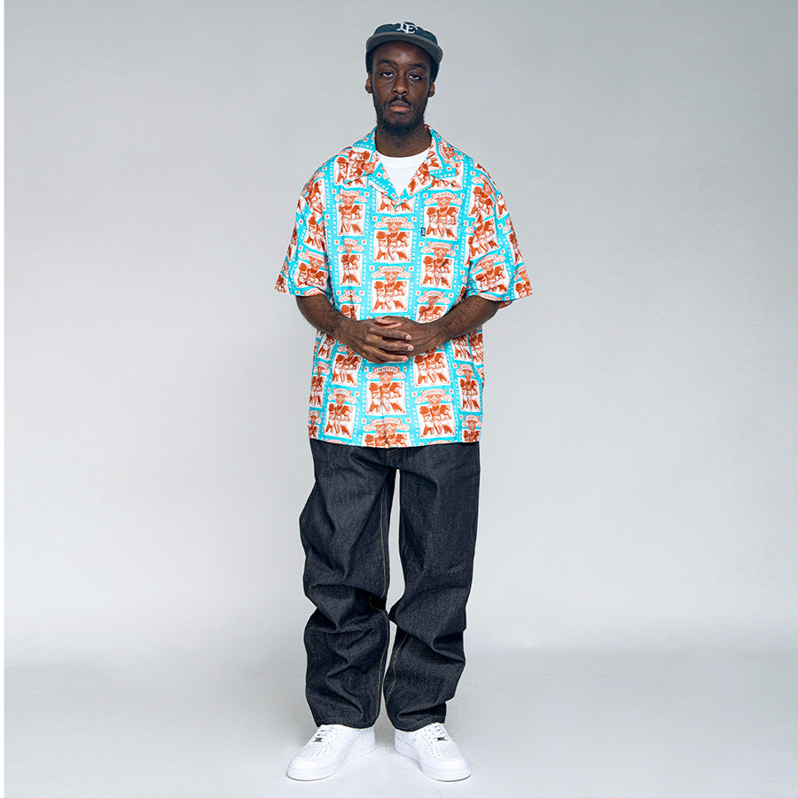 LFYT ( エルエフワイティー ) WEISER ALLOVER PATTERN SHIRT 半袖 シャツ