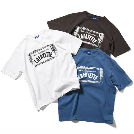 LFYT WAR OUTSIDE TEE Tシャツ ホワイト ブラック ブルー 3カラー LA260102