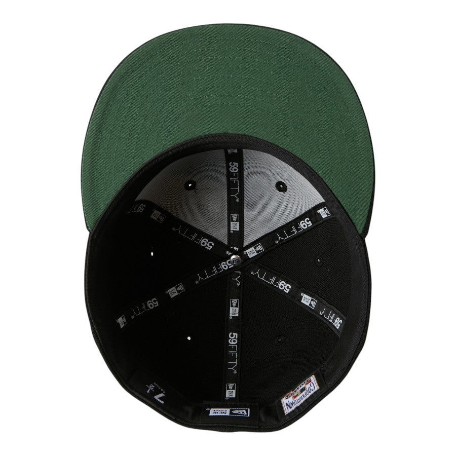 NEW ERA 59FIFTY Cooperstown ウール ロサンゼルス・ドジャース キャップ ブラック 裏側全体 15137371