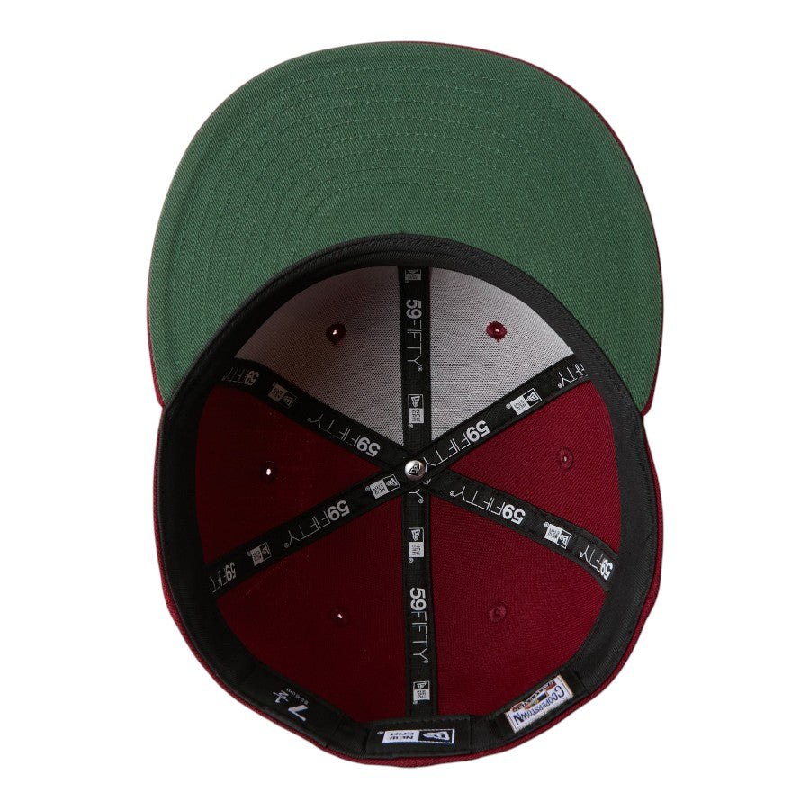 NEW ERA 59FIFTY Cooperstown サンディエゴ・パドレス ウール キャップ カーディナル 裏側全体 15137339