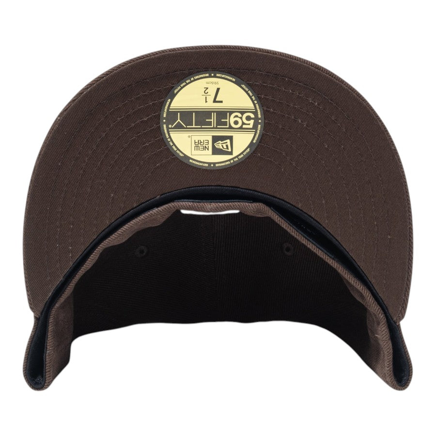 NEW ERA 59FIFTY Deep Brown サンディエゴ・パドレス キャップ ブラウン つば裏 15229111