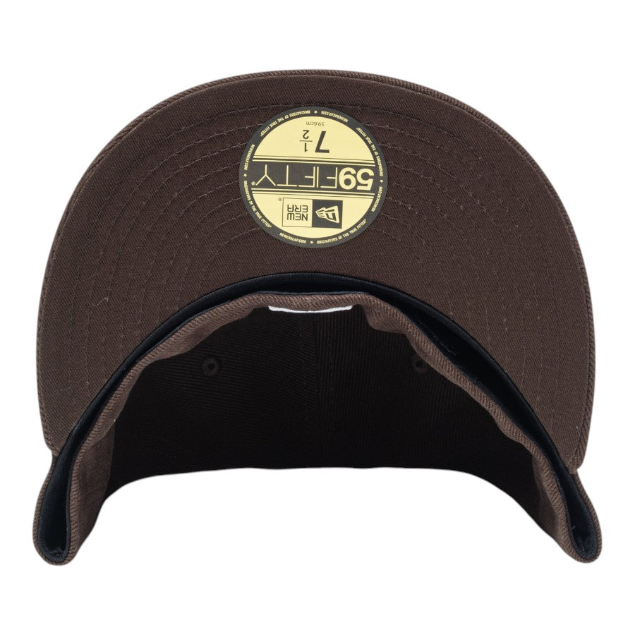 NEW ERA 59FIFTY Deep Brown シカゴ・ホワイトソックス キャップ ブラウン つば裏 15229115