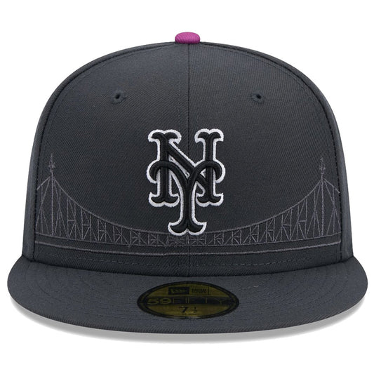 NEW ERA 59FIFTY メッツ キャップ 正面 ロゴ刺繍