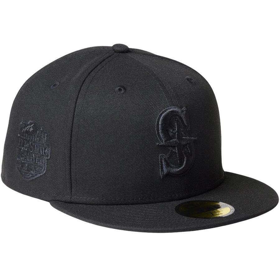 新品未使用 シアトル マリナーズ ニューエラ59FIFTYキャップ 7 3/8 NEW ERA（ニューエラ）59FIFTY MLB Black on Black マリナーズ