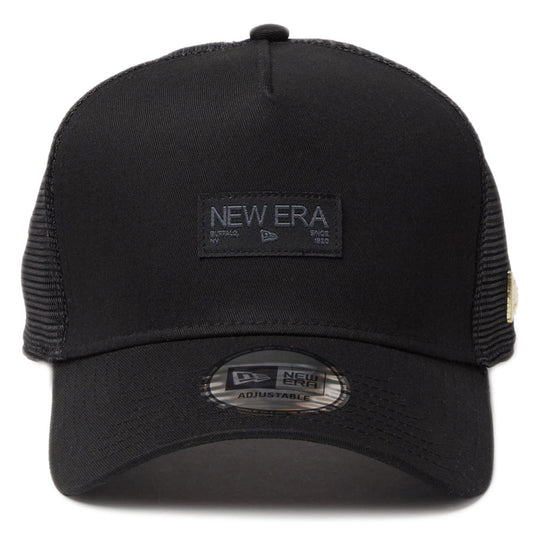 NEW ERA 9FORTY キャップ ブラック ゴールド 正面