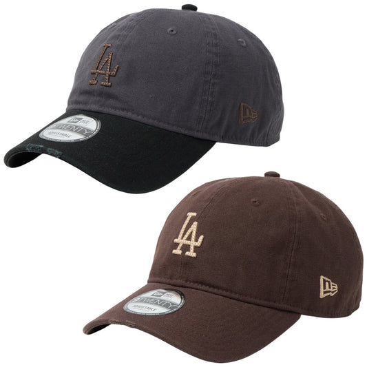 NEW ERA 9TWENTY ロサンゼルス・ドジャース クーパーズタウン Damaged Duck Canvas 2カラー比較画像