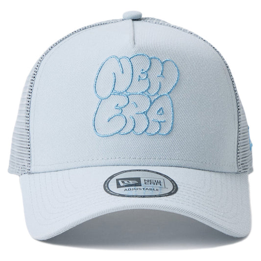 NEW ERA 9FORTY A-Frame キャップ グレー 正面