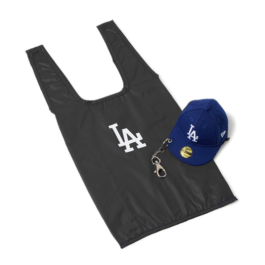 NEW ERA キャップポーチ エコバッグ ドジャース 正面
