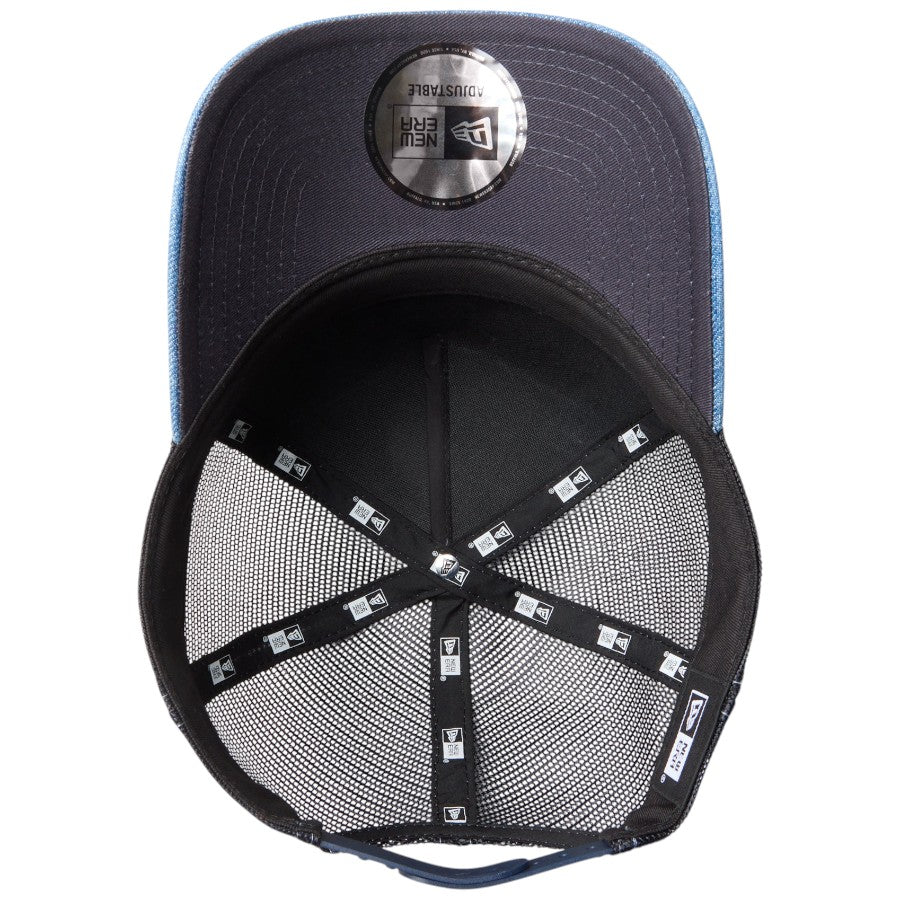 NEW ERA 9FORTY A-Frame トラッカー Frame Logo フレームロゴ ウォッシュドデニム 裏側