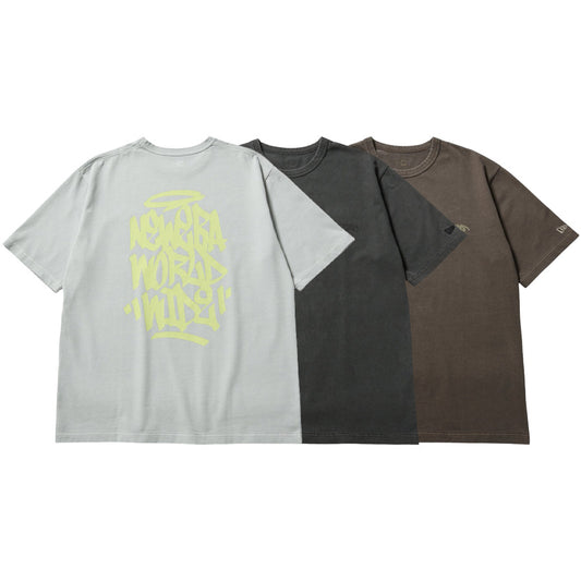 NEW ERA 半袖 ガーメントダイ コットン Tシャツ Tagging 3カラー比較画像