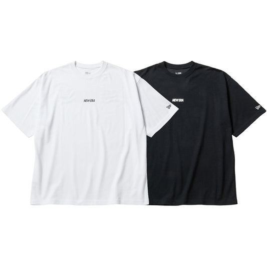 NEW ERA オーバーサイズド パフォーマンスTシャツ Overlap Logo ホワイト ブラック 2カラー比較