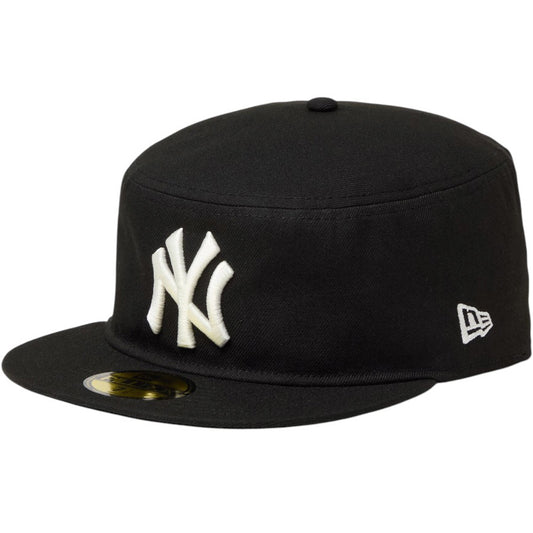 NEW ERA Pillbox ピルボックス ニューヨーク・ヤンキース キャップ ブラック 左斜め向き 15136893