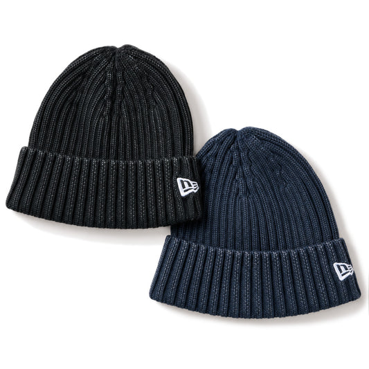 NEW ERA リブ カフニット Italian Wash イタリアンウォッシュ ニットキャップ ブラック ネイビー 15119613 15119612