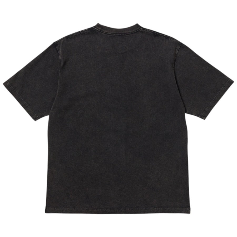 NEW ERA(ニューエラ)ウォッシュドコットン Tシャツ Lightning ドジャース ブラック 平置き背面 15129307