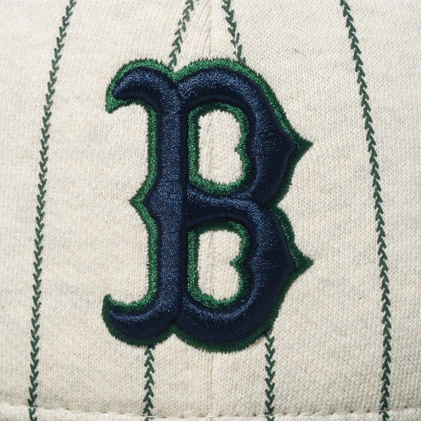 ニューエラ キャップ NEW ERA 59FIFTY MLB Oatmeal Heather ボストン・レッドソックス オートミール ダークグリーンバイザー