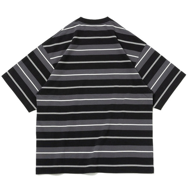 NEW ERA ニューエラ 半袖 オーバーサイズド コットン Tシャツ Multi Border