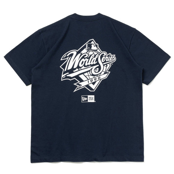NEW ERA ニューエラ 半袖 コットン Tシャツ MLB Apparel World Series ニューヨーク・ヤンキース ネイビー レギュラーフィット