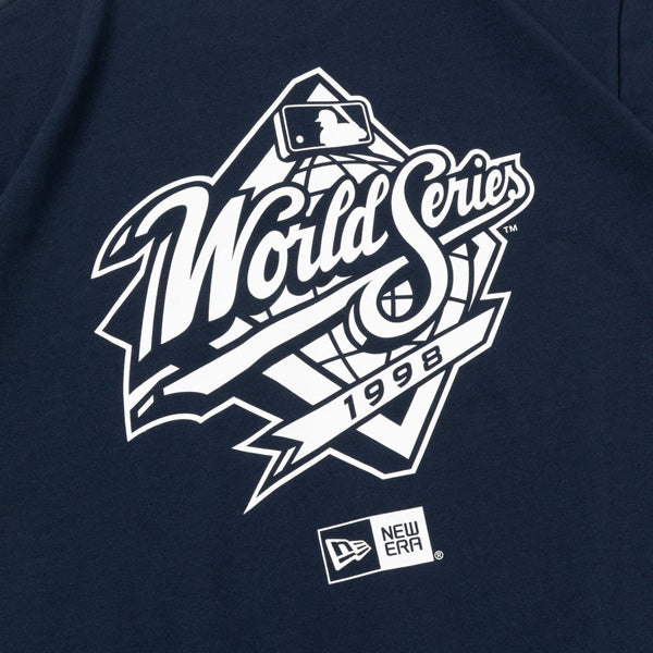 NEW ERA ニューエラ 半袖 コットン Tシャツ MLB Apparel World Series ニューヨーク・ヤンキース ネイビー レギュラーフィット