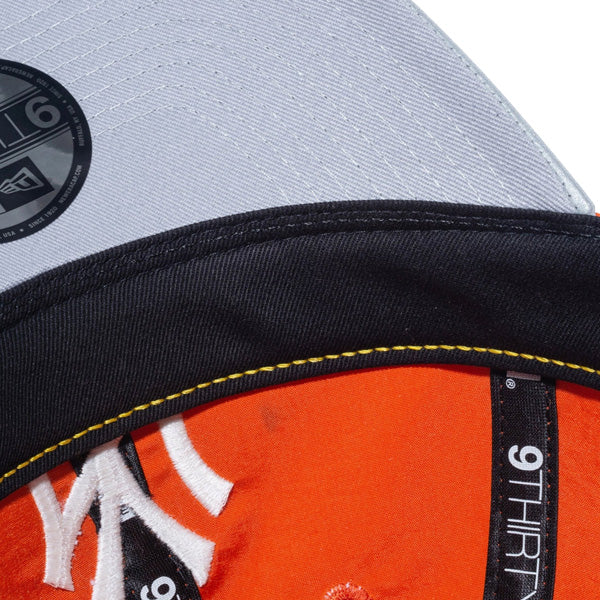 NEW ERA ニューエラ キャップ 9THIRTY Powered by GORO NAKATSUGAWA(min-nano)ニューヨーク・ヤンキース オレンジ リフレクターバイザー
