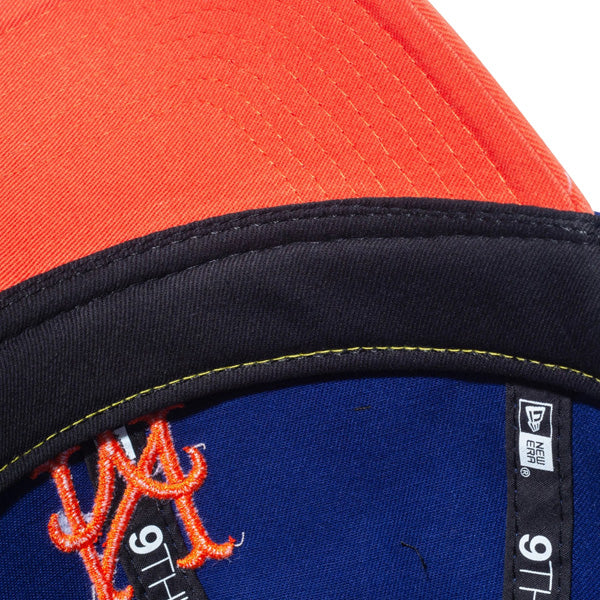 NEW ERA ニューエラ キャップ 9THIRTY Powered by GORO NAKATSUGAWA(min-nano)ニューヨーク・メッツ ダークロイヤル バーントオレンジバイザー