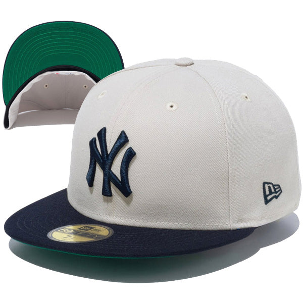 ニューエラ キャップ NEW ERA 59FIFTY Powered by GORO NAKATSUGAWA(min-nano)ニューヨーク・ヤンキース ストーン ネイビーバイザー