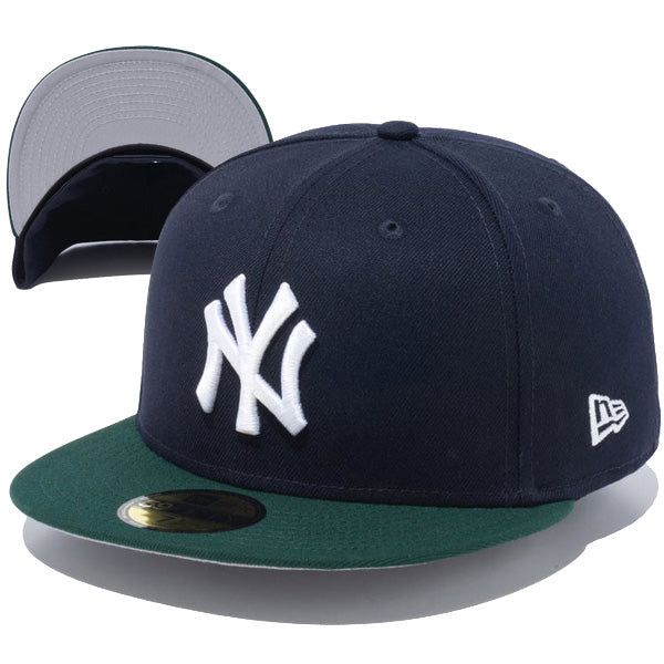 ニューエラ キャップ NEW ERA 59FIFTY Powered by GORO NAKATSUGAWA(min-nano)ニューヨーク・ヤンキース ネイビー ダークグリーンバイザー