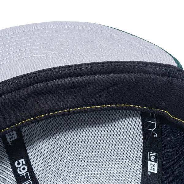 ニューエラ キャップ NEW ERA 59FIFTY Powered by GORO NAKATSUGAWA(min-nano)ニューヨーク・ヤンキース ネイビー ダークグリーンバイザー