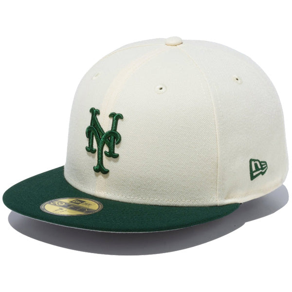 ニューエラ キャップ NEW ERA 59FIFTY Powered by GORO NAKATSUGAWA(min-nano)ニューヨーク・メッツ ワインコルク ダークグリーンバイザー